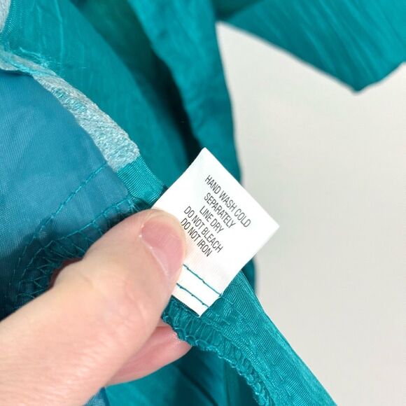 Keren Hart Crinkle Teal Jacket Size Medium NWT - Picture 7 of 10